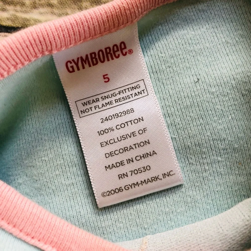 Vintage Gymboree pajama set! Size 5